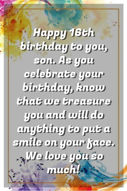 happy birthday dear son wishes
